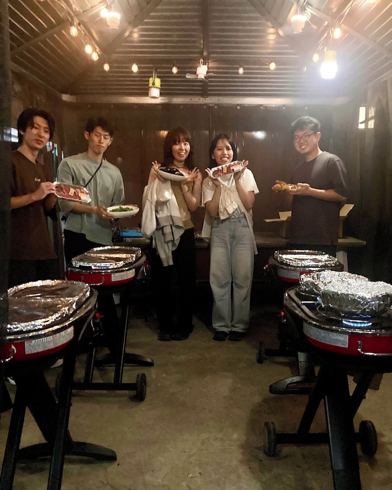 貸別荘「きよみず邸」１階貸切、近隣天然温泉、伊香保・榛名30分、年中BBQ・雨天OK! 最大20名 禁煙 テラス / パティオ12 | きよみず邸