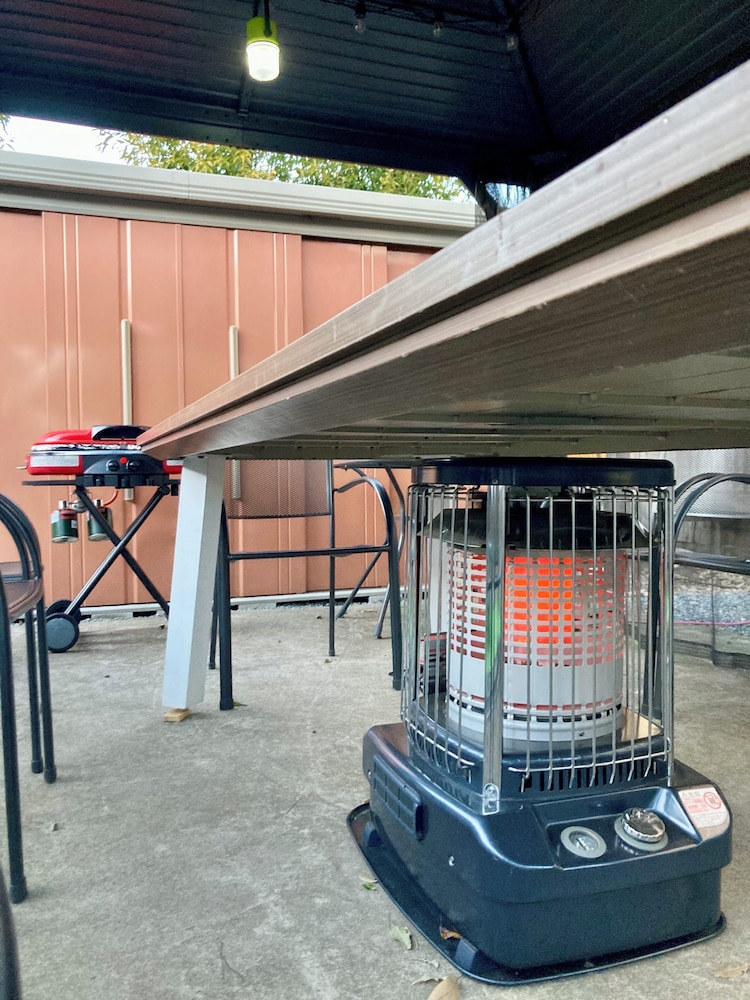 貸別荘「きよみず邸」１階貸切、近隣天然温泉、伊香保・榛名30分、年中BBQ・雨天OK! 最大20名 禁煙 テラス / パティオ5 | きよみず邸