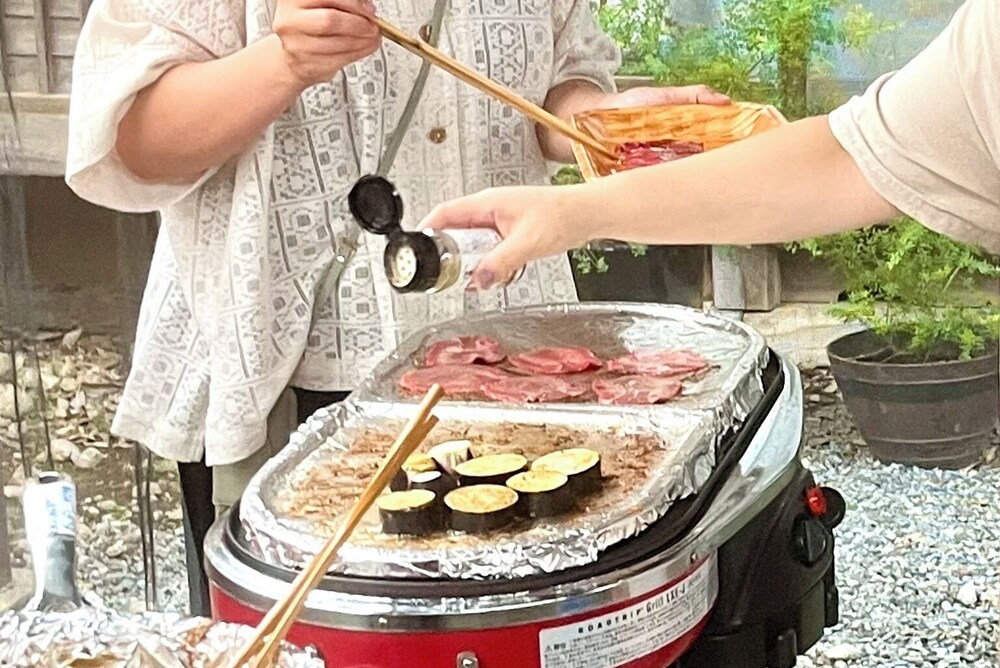 貸別荘「きよみず邸」１階貸切、近隣天然温泉、伊香保・榛名30分、年中BBQ・雨天OK! 最大20名 禁煙 テラス / パティオ7 | きよみず邸