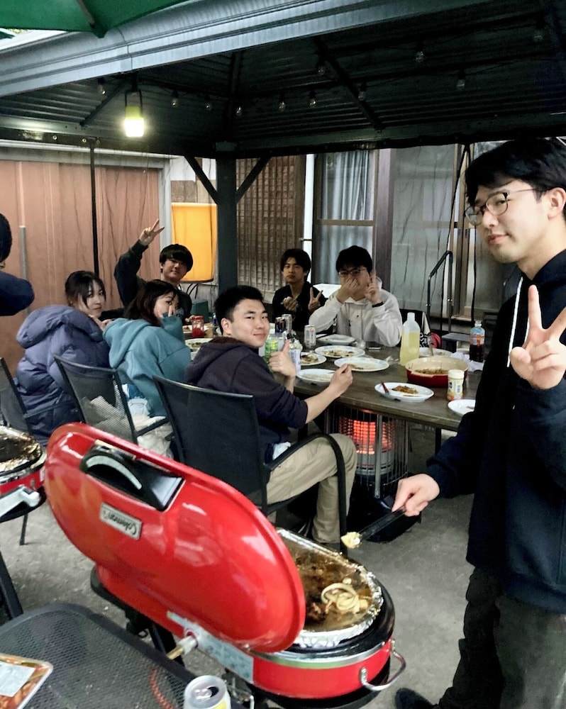 貸別荘「きよみず邸」１階貸切、近隣天然温泉、伊香保・榛名30分、年中BBQ・雨天OK! 最大20名 禁煙 テラス / パティオ7 | きよみず邸