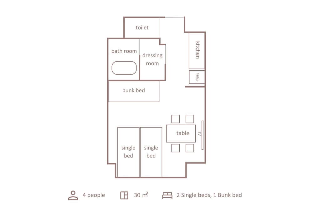 スタンダード ファミリールーム 禁煙 フロアマップ0 | Minn 西葛西