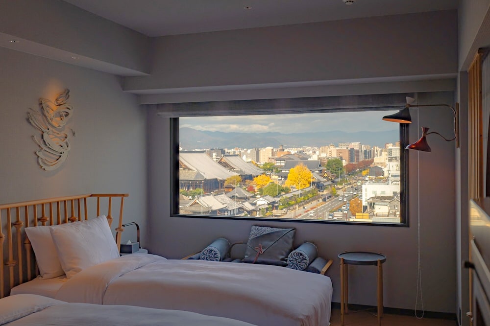 Privilege ルーム シングルベッド 2 台 浴槽 部屋からの景観0 | メルキュール京都ステーション