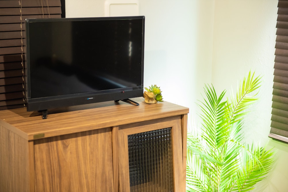 ダブルベットルーム テレビ1 | JR Komagome Apartment 1-3