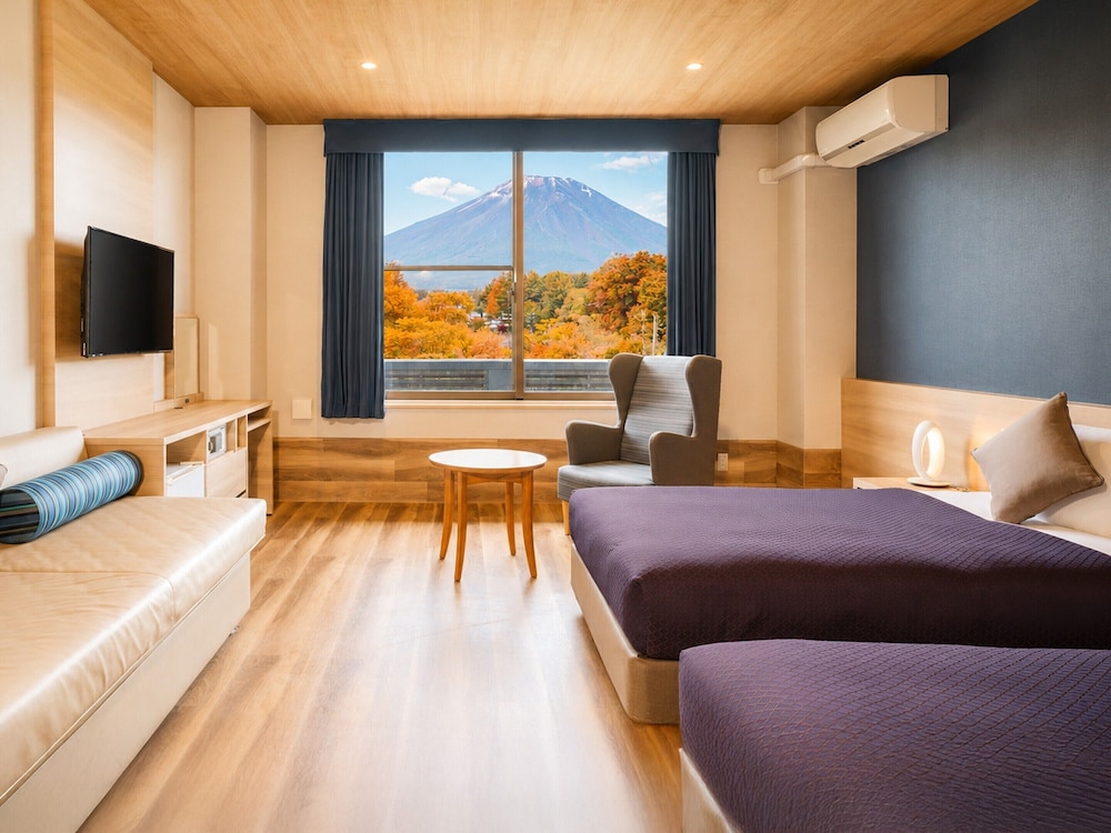 [富士山ビュー]スタンダードツイン(シャワーブース付) 禁煙 | わんわんパラダイス プレミア 山中湖