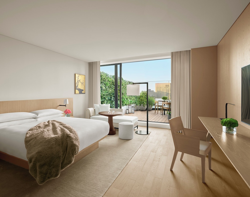 スタジオ キングベッド 1 台 バルコニー シティビュー バルコニーからの眺望0 | 東京エディション虎ノ門