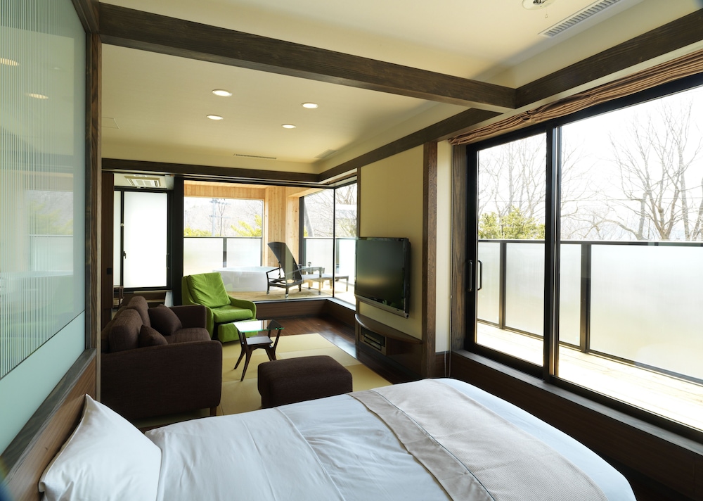 展望バス付デラックス和洋室 客室0 | しこつ湖鶴雅リゾートスパ 水の謌