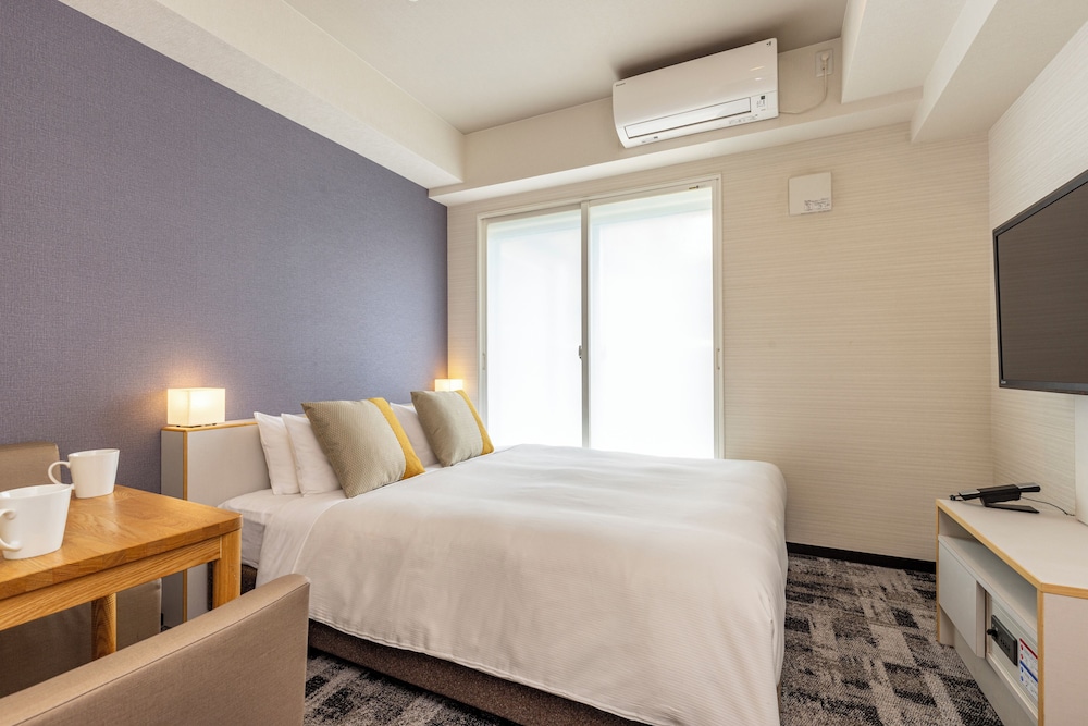 レジデンシャル ダブルルーム 18㎡ 禁煙 1ベッド 洗濯乾燥機 ミニキッチン付き | 東急ステイ築地