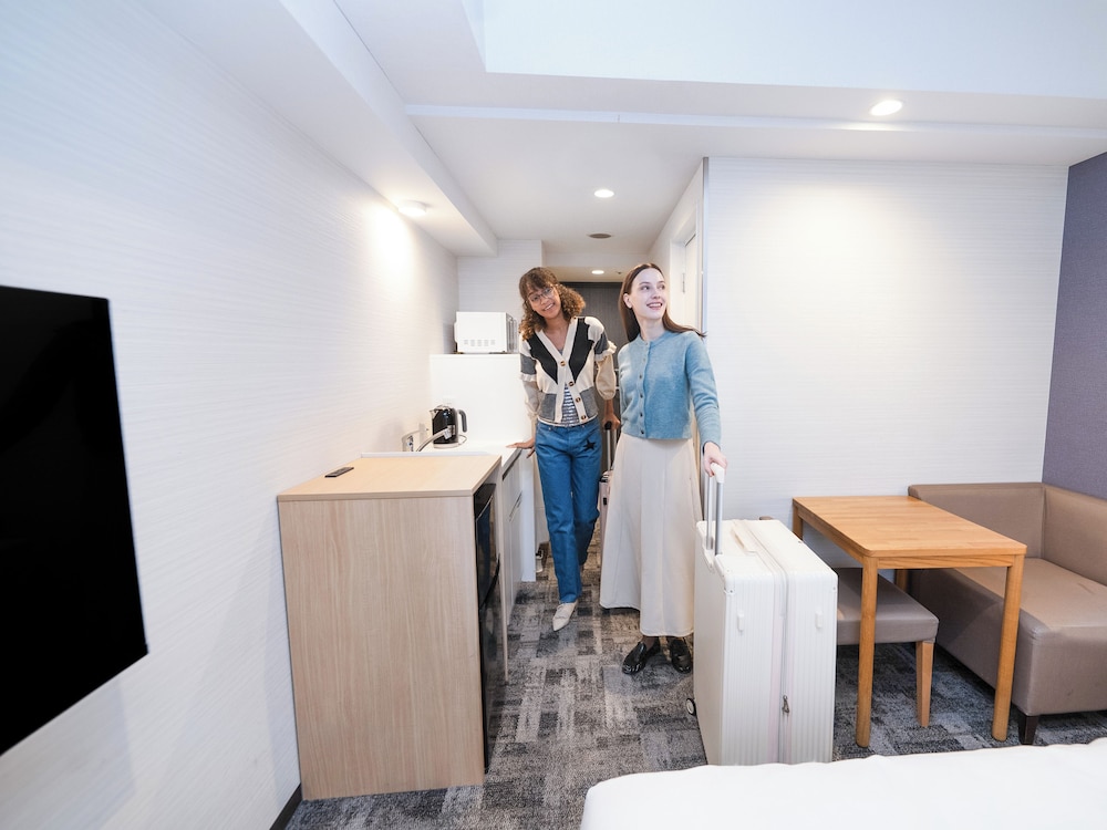 レジデンシャル ダブルルーム 18㎡ 禁煙 1ベッド 洗濯乾燥機 ミニキッチン付き 客室7 | 東急ステイ築地