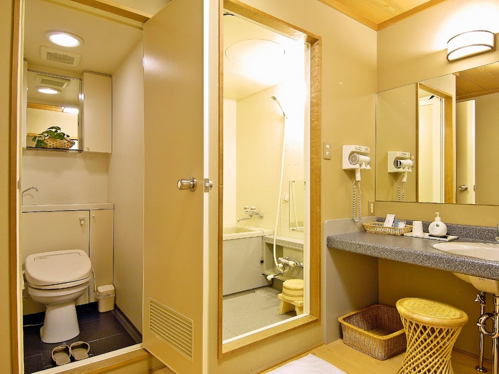 祇園の中心地 ! ベッドタイプ和室 バスルーム0 | 祇園旅館 花楽