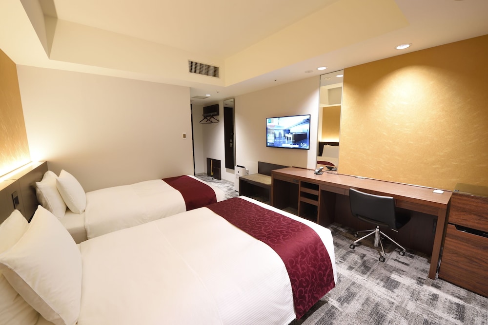 ツインルーム シングルベッド 2 台 喫煙可 客室4 | 博多グリーンホテル アネックス