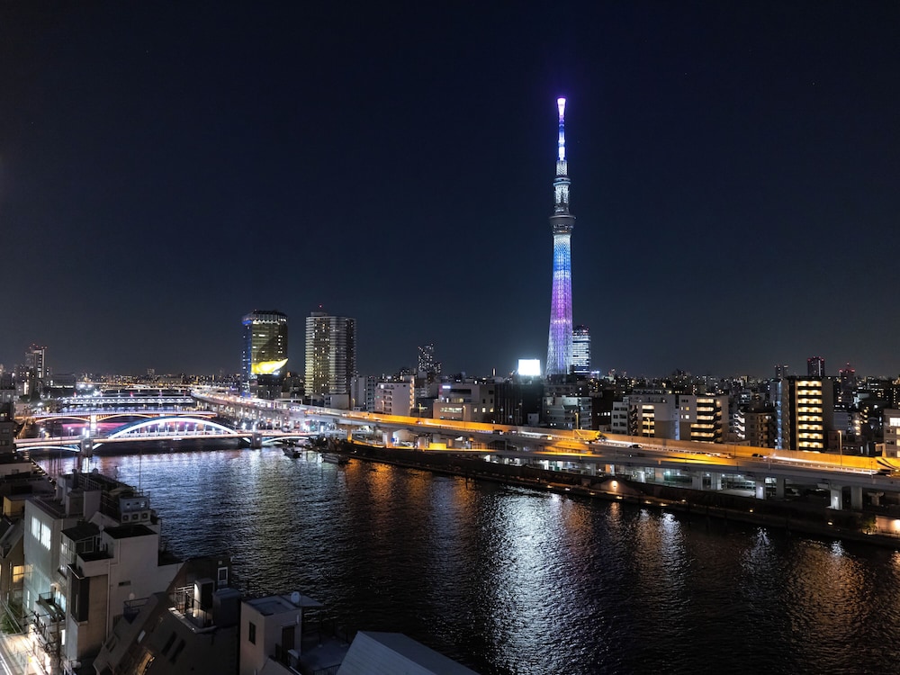 エコノミー ダブルルーム 禁煙 リバービュー 部屋からの景観0 | アパホテル〈浅草 蔵前〉