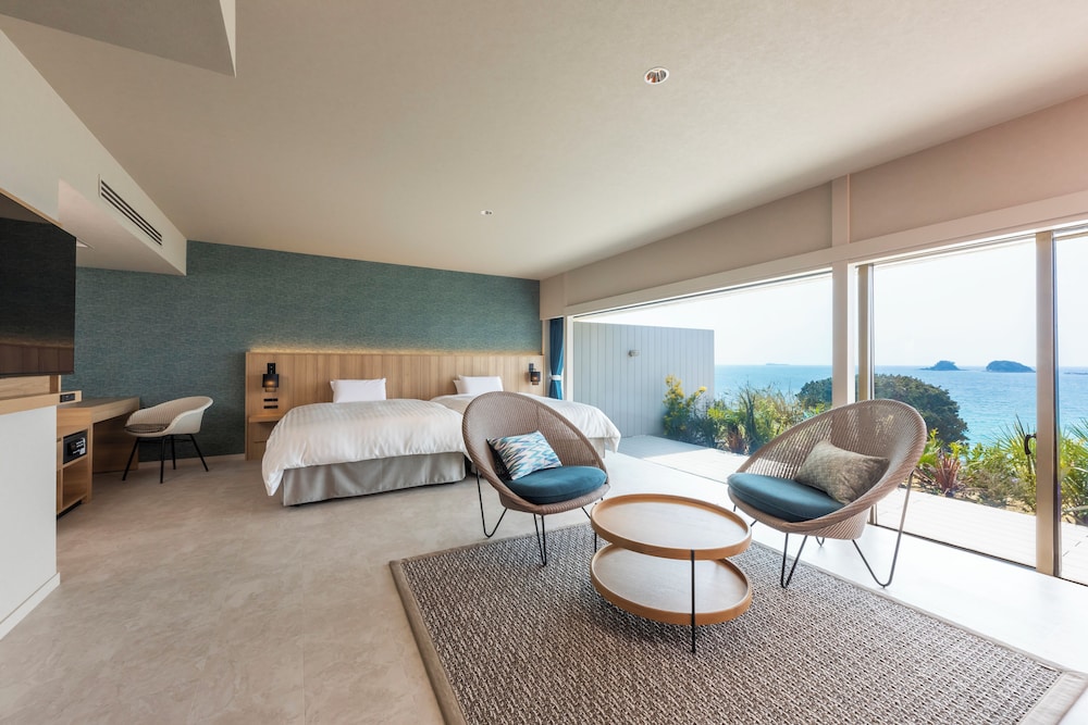 オーシャンビュー 露天風呂付プレミアデラックス 52平米 禁煙 | ホテル西長門リゾート