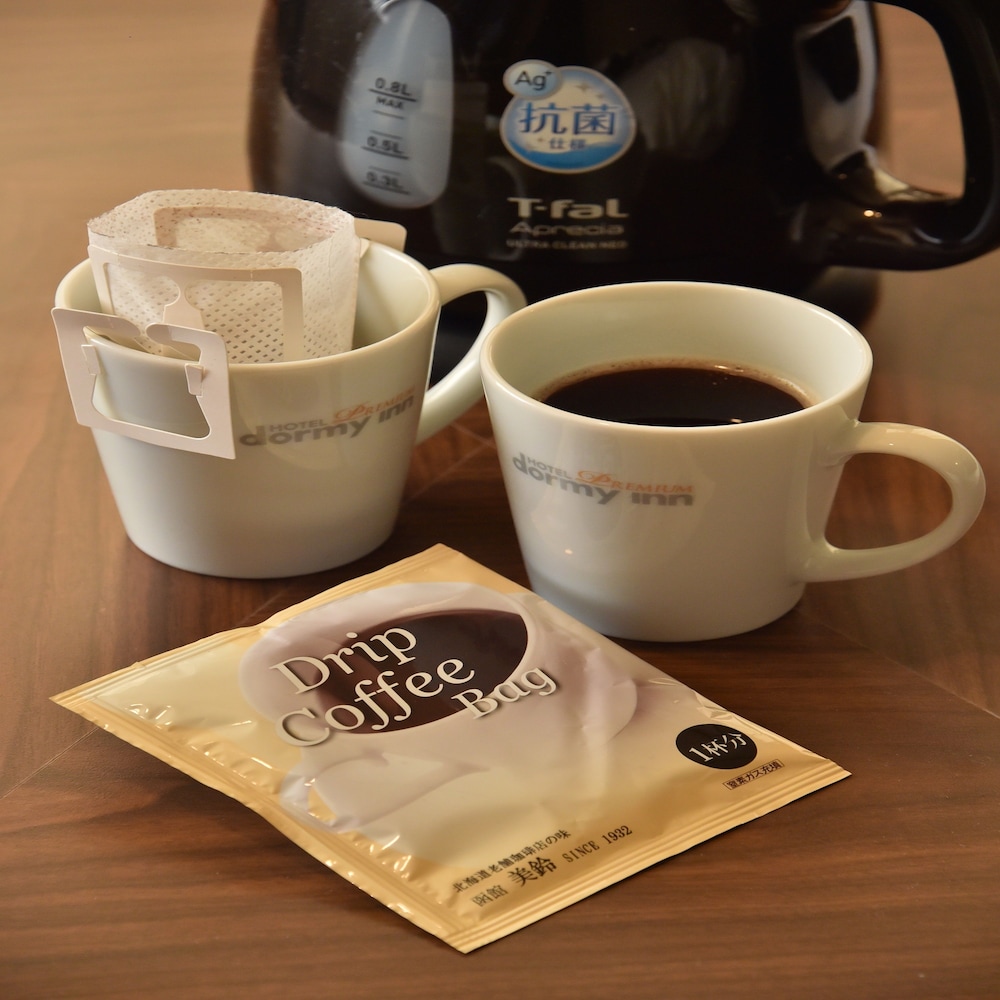 モデレートダブルルーム 禁煙 (15sqm) コーヒー / コーヒーメーカー0 | 天然温泉 灯の湯 ドーミーイン PREMIUM 小樽
