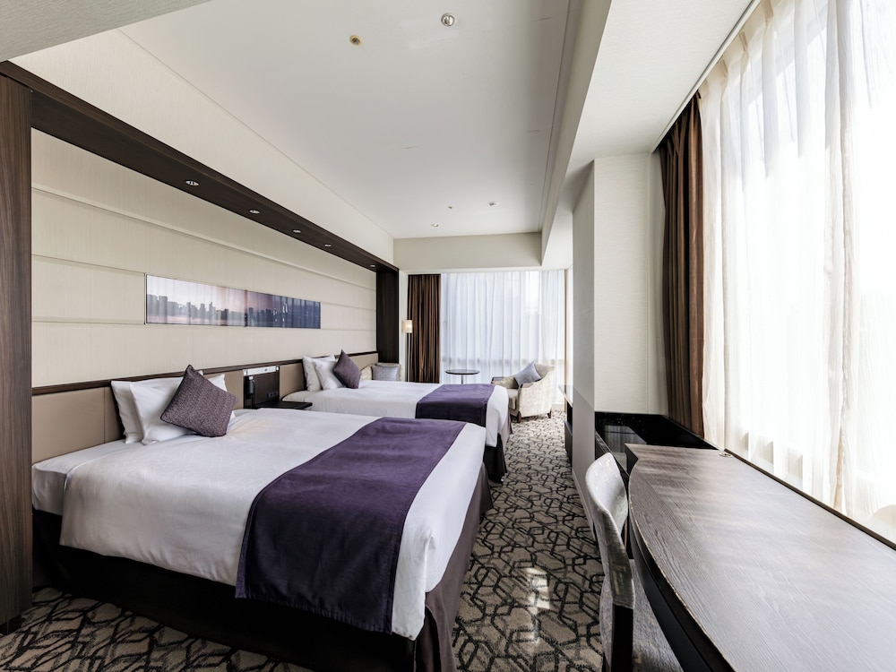 プレミアムツインルーム 禁煙 ※3名様でご利用時は、通常ベッド2台+エキストラベッド1台でのご用意となります。 | ソラリア西鉄ホテル銀座