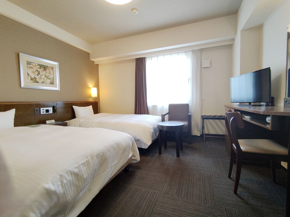 本館 ツインルーム 禁煙 (ベッド幅120cm) 客室1 | ホテルルートインいわき泉駅前