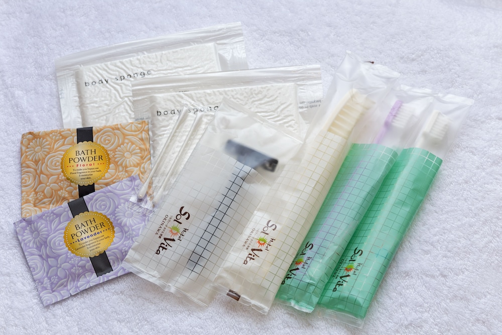 スタンダード ダブルルーム 禁煙 バスルームの設備1 | ソルヴィータホテル那覇