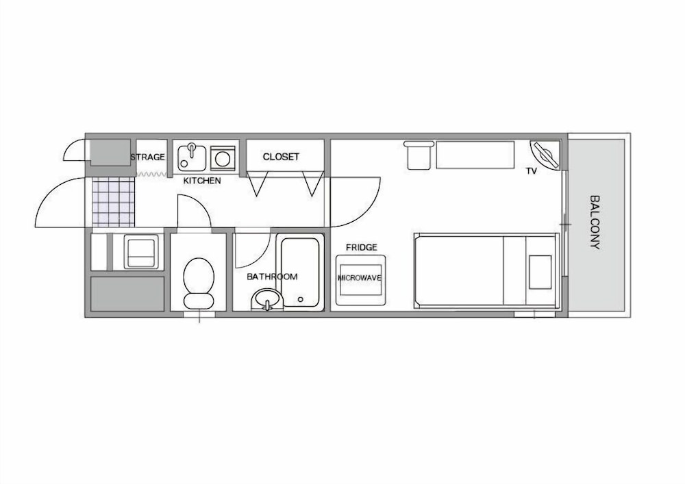 ベーシック アパートメント 客室2 | エスコート春吉