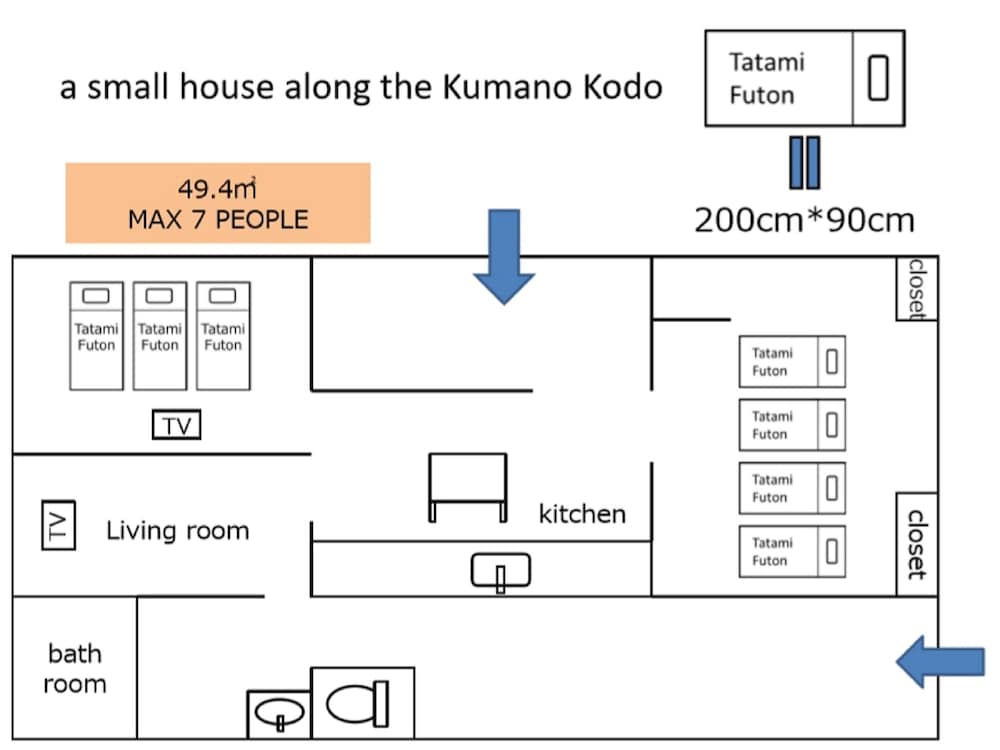 ファミリー ハウス フロアマップ0 | Vacation rentals -un-