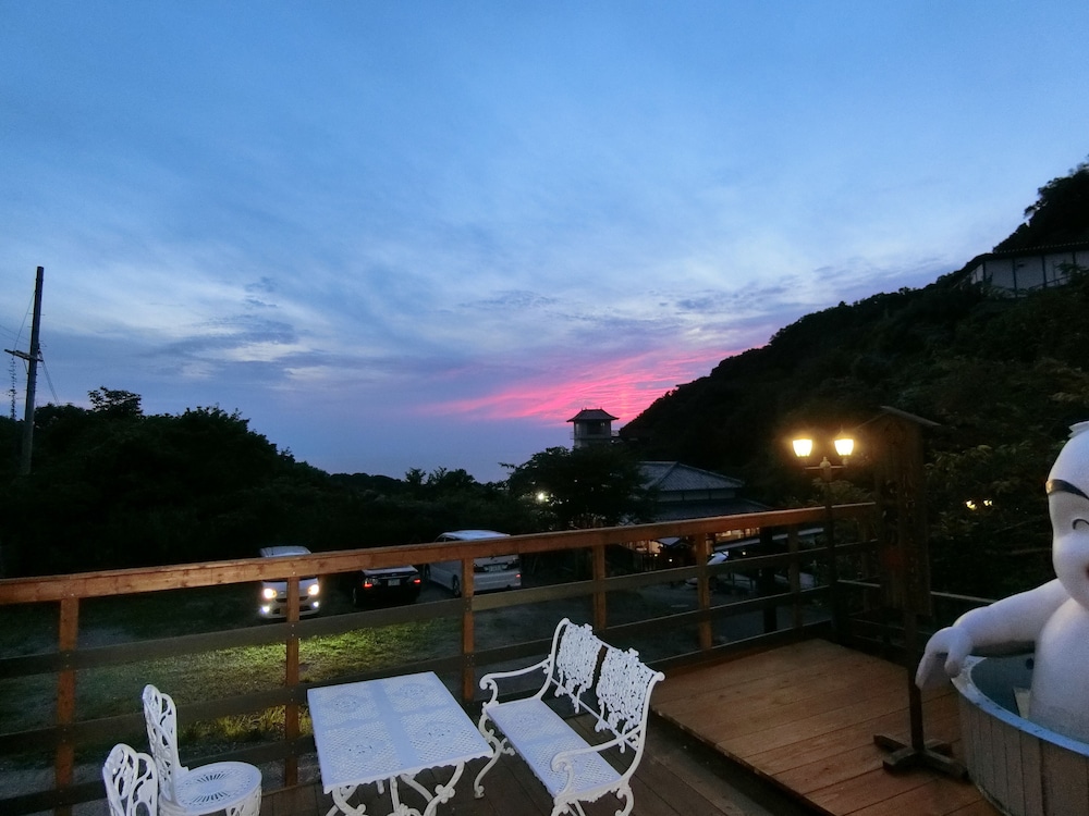 スーペリアファミリールーム (二段ベッド 170×100 センチメートル) テラス / パティオ7 | しらはまの宿 明時別荘