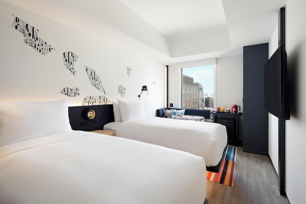 aloft ルーム シングルベッド 2 台 禁煙 客室2 | アロフト東京銀座