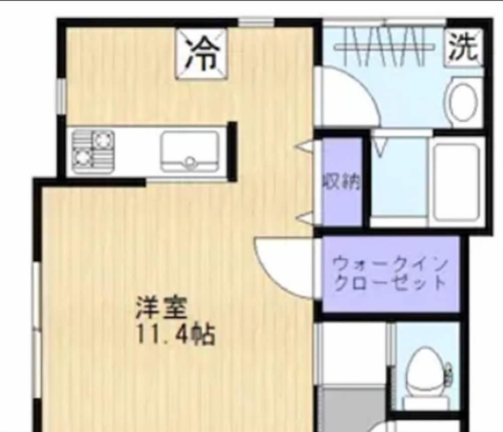 ベーシック ダブルまたはツインルーム フロアマップ0 | 金澤八旅 金色