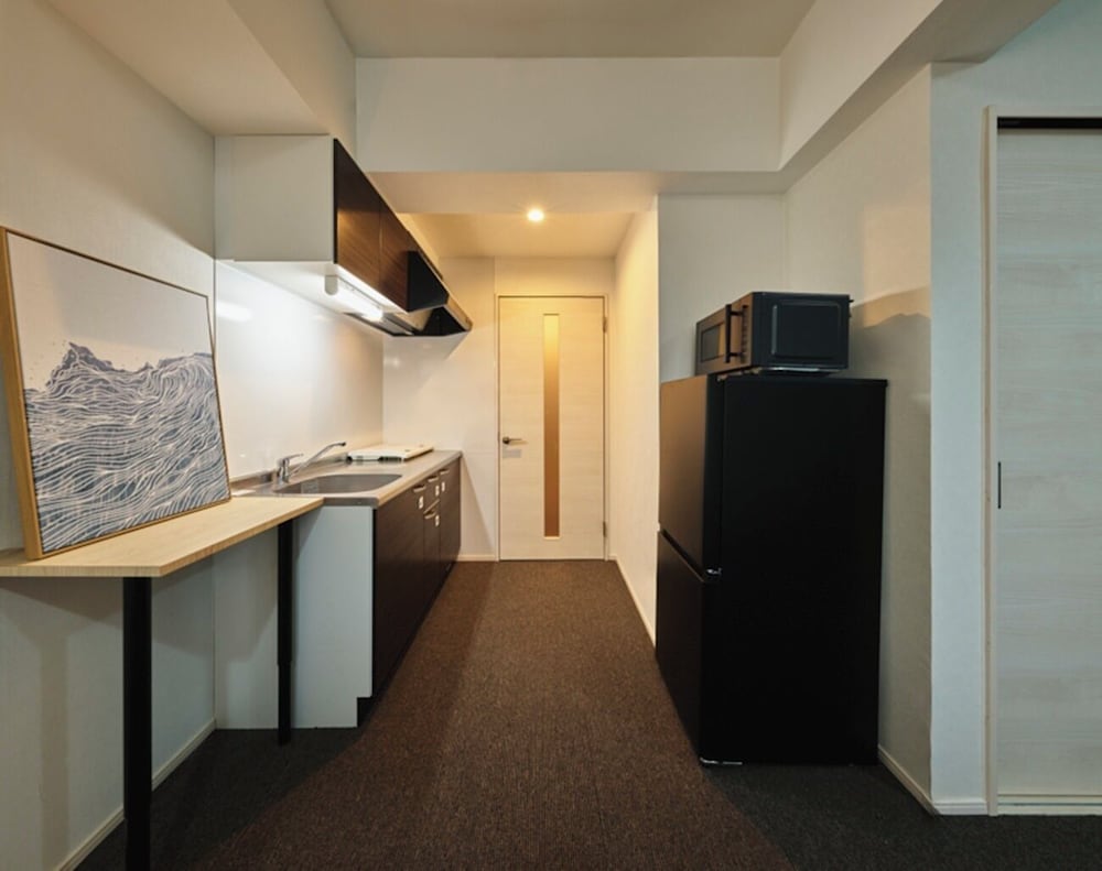 ツインルーム 専用キッチン0 | The Grand Residence Hotel Tenjin