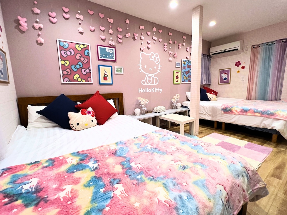 ファミリー ハウス ベッド (複数台) 禁煙 キッチン (102) 客室1 | Sakura Villa Osaka