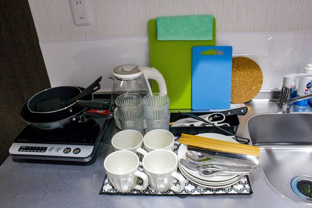 ファミリー ハウス ベッド (複数台) 禁煙 キッチン (103) 専用キッチン1 | Sakura Villa Osaka