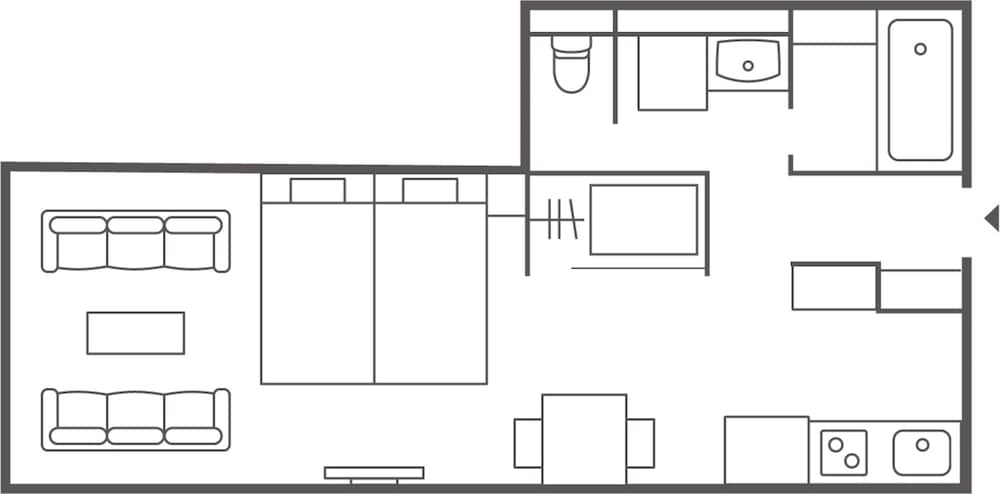 コンフォート 4人部屋 フロアマップ0 | Ecot 下里 3