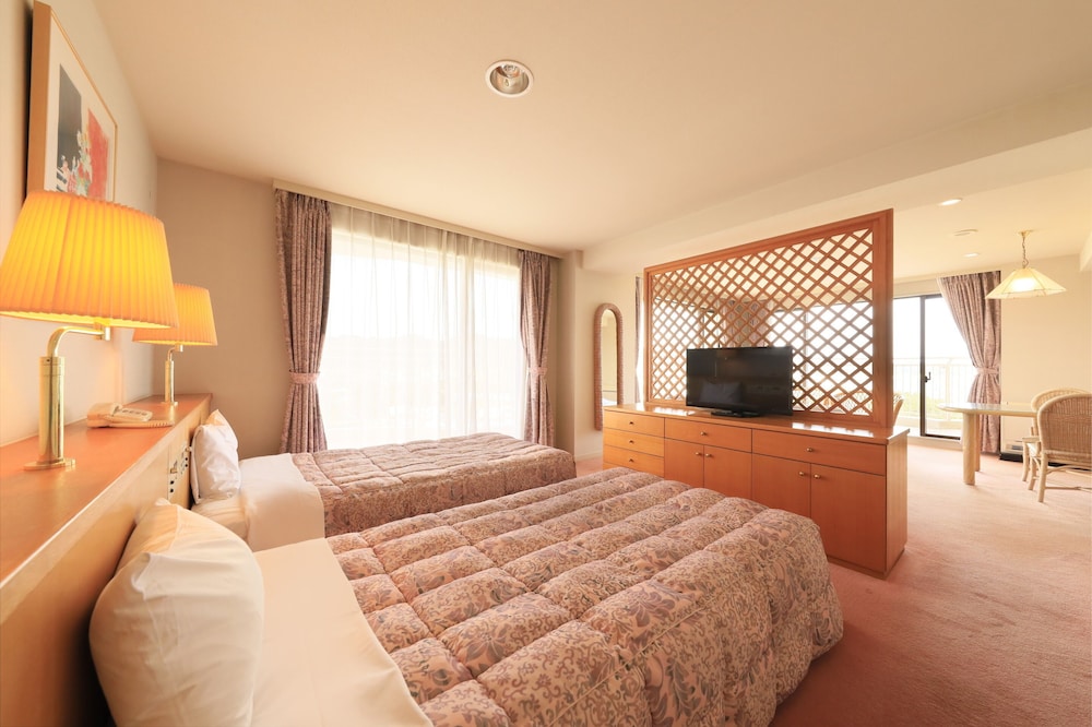 [オーシャンビュー]洋室 ツインルーム (禁煙) 客室1 | 鴨川グランドタワー