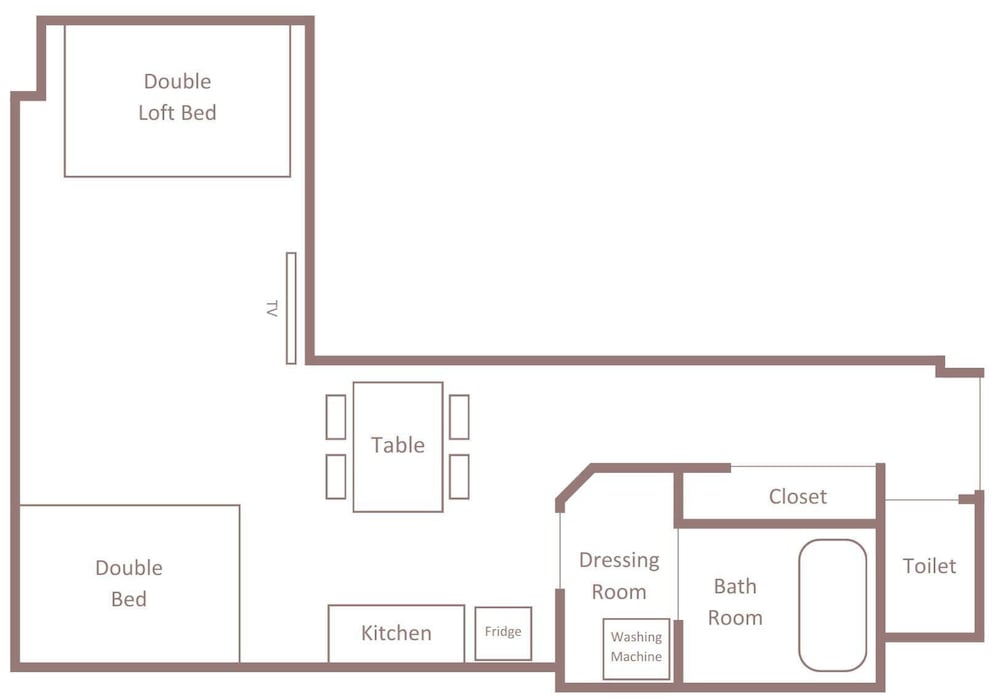 スーペリア ファミリールーム フロアマップ0 | Minn 蒲田