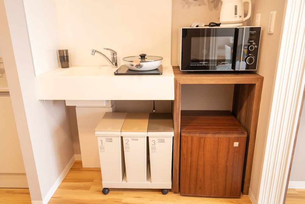 コンフォート アパートメント 1 ベッドルーム (301) 専用簡易キッチン1 | ZAITO Tokyo Asakusa Economy Inn