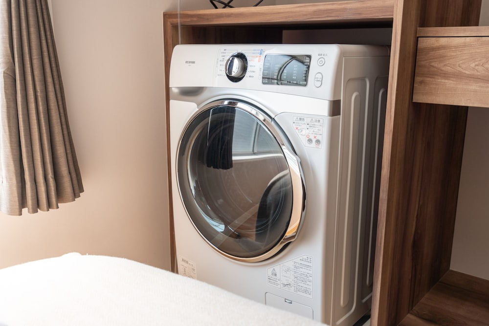 コンフォート アパートメント 1 ベッドルーム (401) ランドリー0 | ZAITO Tokyo Asakusa Economy Inn