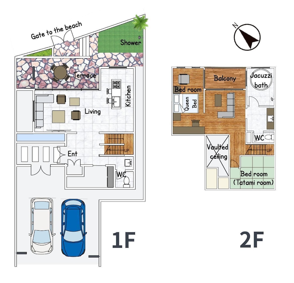 ハウス (Private Vacation Home) 客室2 | Indigo Geohouse DS1