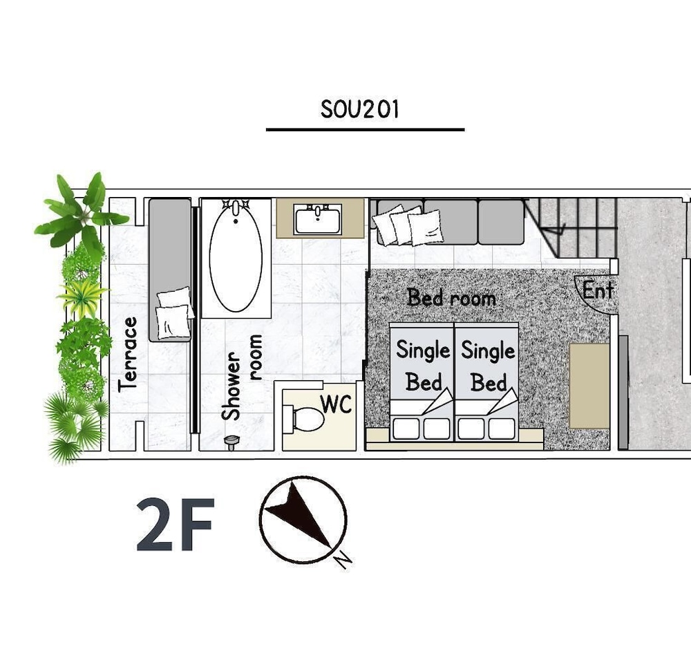 ルーム (201) 客室7 | hotel sou