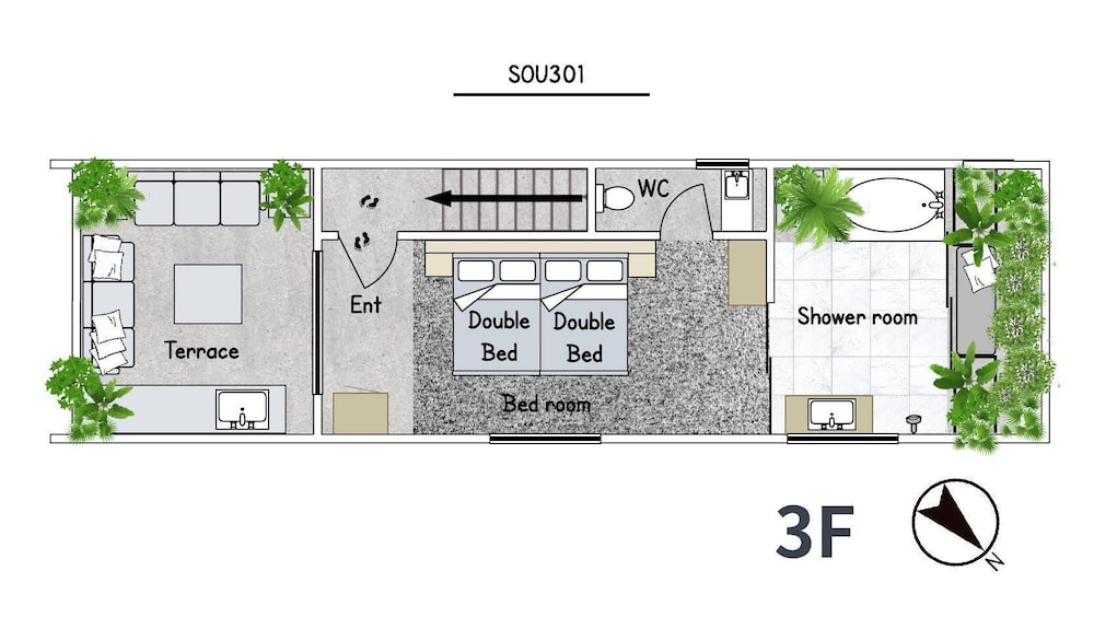 ルーム (301) 客室5 | hotel sou