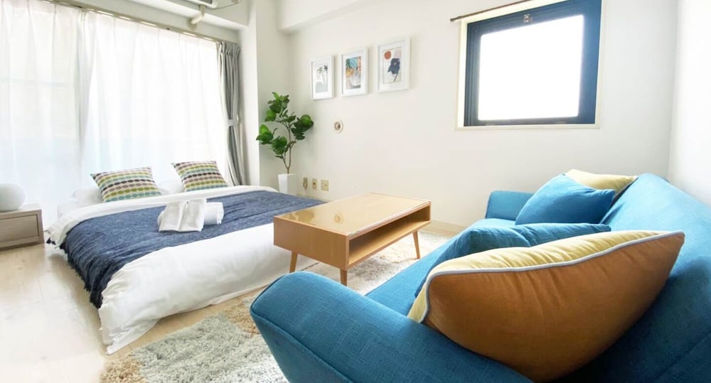 スタジオ バルコニー付 601号室 リビング エリア0 | おうちホテル宝町