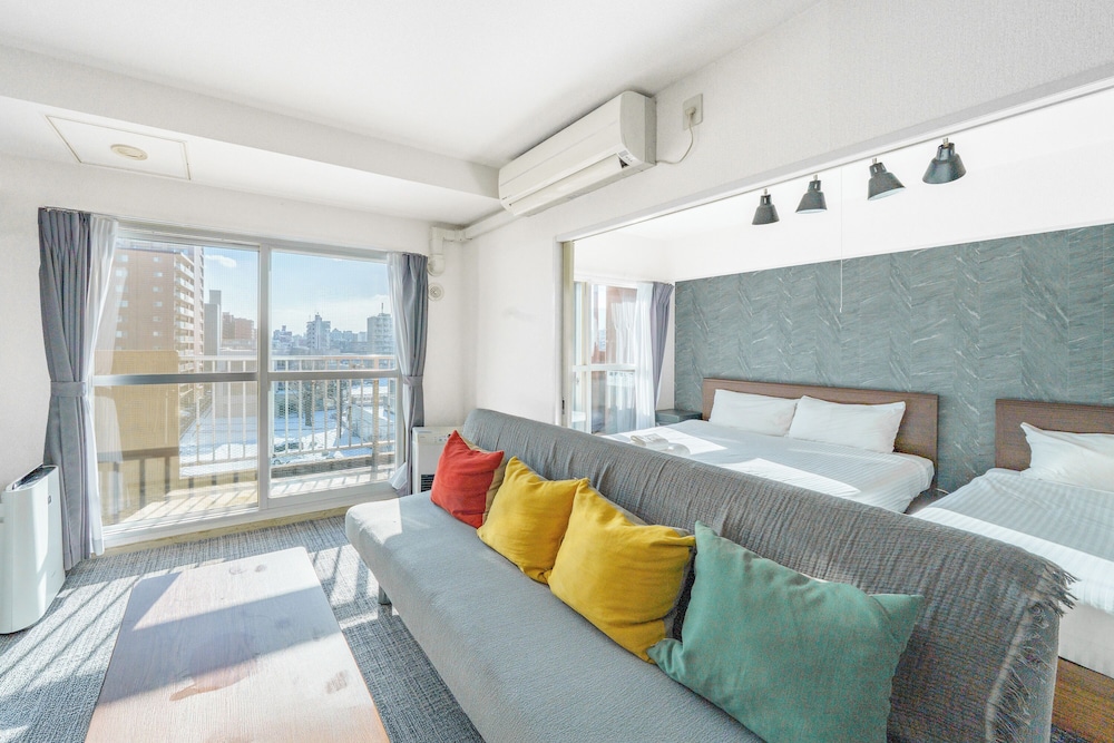 ファミリー アパートメント 禁煙 (601) リビング エリア3 | 88 Matsui Building