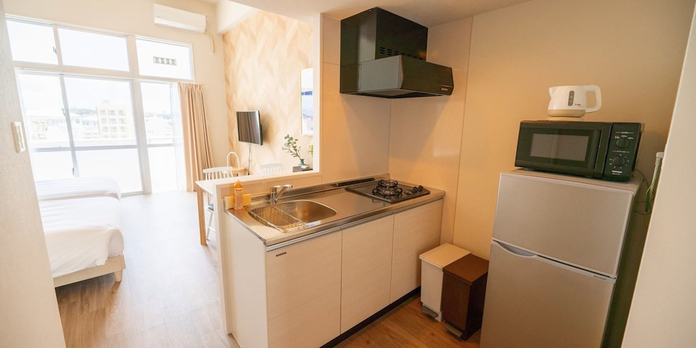 ﾛﾌﾄ付き typeB/洗濯機･ｷｯﾁﾝ完備 禁煙 専用キッチン0 | ホテルトーマス旭橋駅