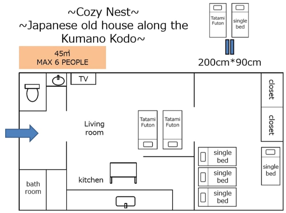 クラシック ハウス 禁煙 フロアマップ0 | Vacation rentals -kou-