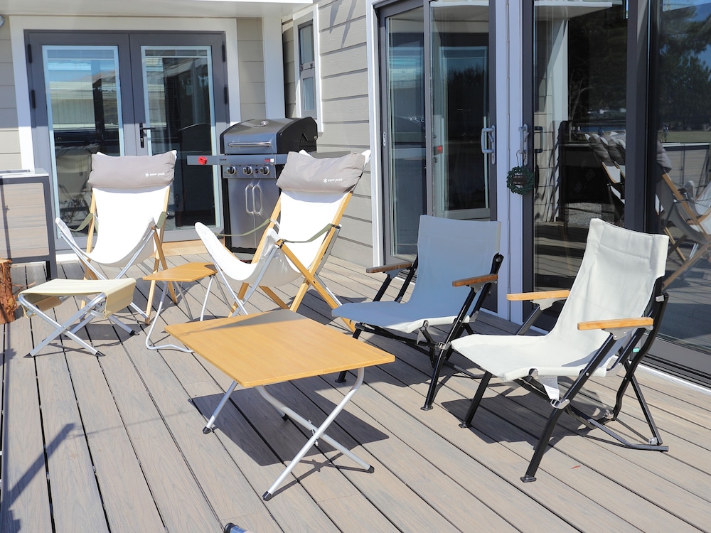 グランピング トレーラーハウス 禁煙 テラス / パティオ3 | 吹上浜フィールドホテル