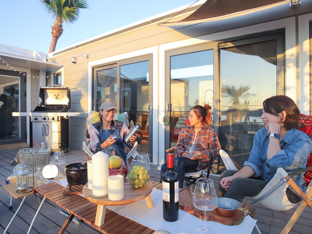 グランピング トレーラーハウス 禁煙 テラス / パティオ0 | 吹上浜フィールドホテル