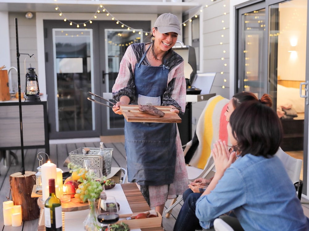 グランピング トレーラーハウス 禁煙 テラス / パティオ2 | 吹上浜フィールドホテル