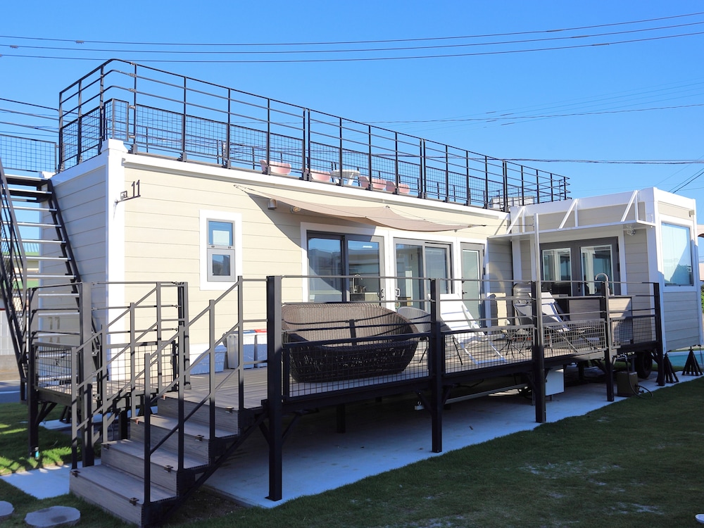 グランピング トレーラーハウス(ペットフレンドリー) 禁煙 客室7 | 吹上浜フィールドホテル