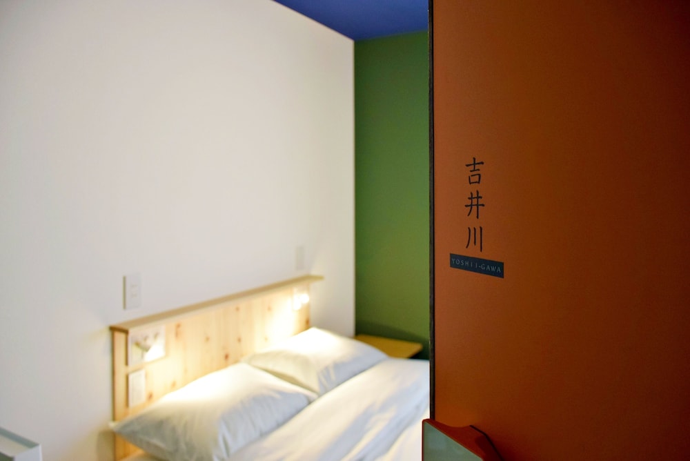 ダブルルーム - 吉井川 #LW2 共用バスルーム 禁煙 客室1 | 美都 津山庵 LWx