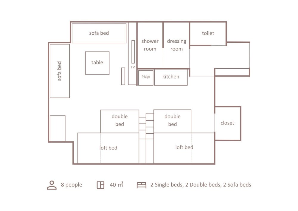 ファミリー ルーム フロアマップ0 | Minn 上野