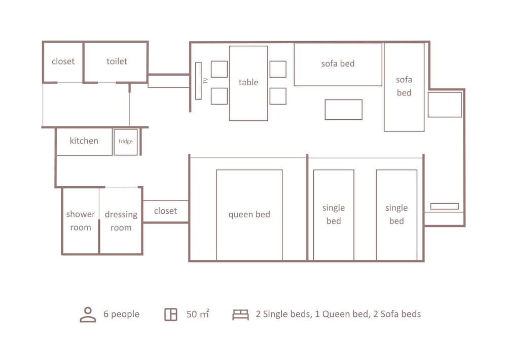 デラックス ルーム フロアマップ0 | Minn 上野