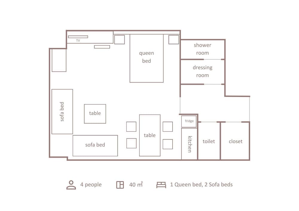 スーペリア ルーム フロアマップ0 | Minn 上野