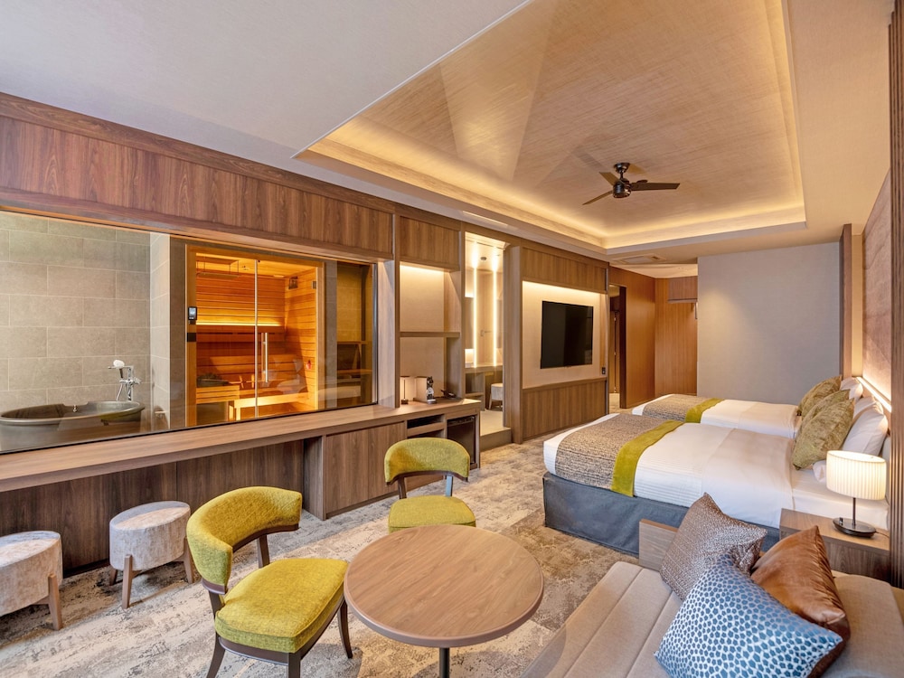 露天風呂付デラックスルーム（サウナ付）禁煙 客室1 | 亀の井ホテル 阿蘇