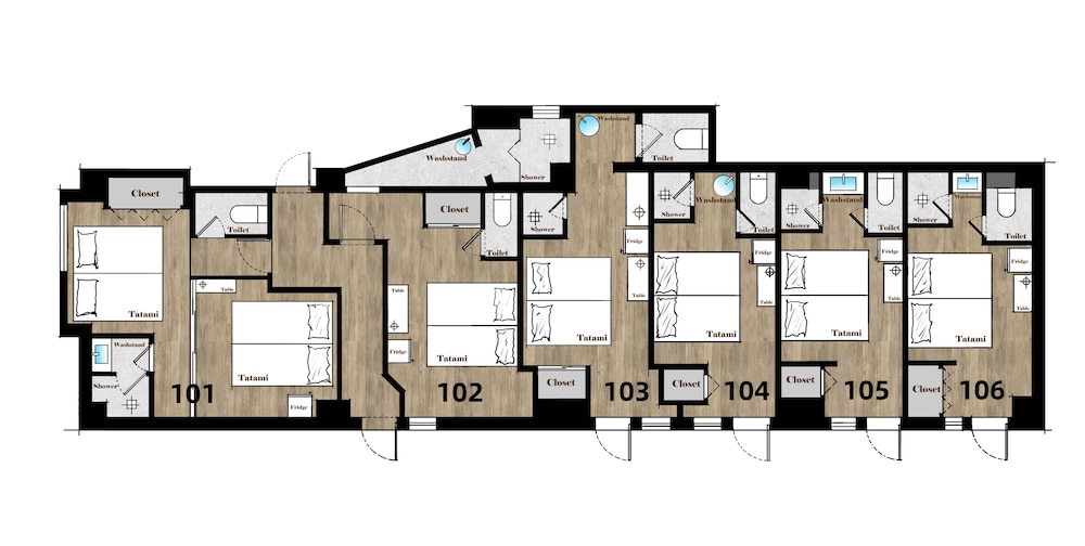 OHAYO IKEBUKURO 103 フロアマップ0 | オハヨー池袋